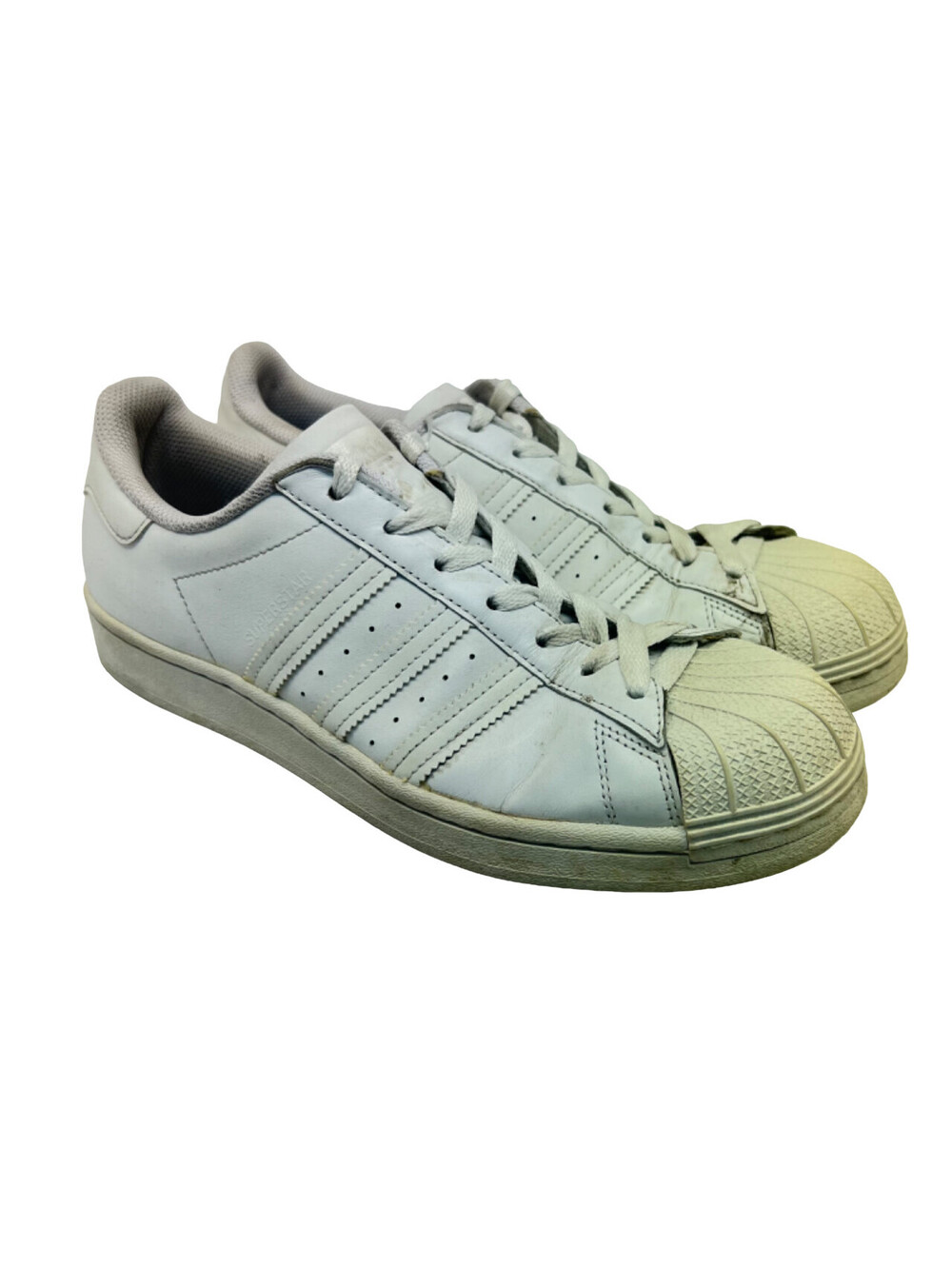 Adidas Women’s Original Superstar Athletic Sneakers FV3285 Triple-White Size 10D